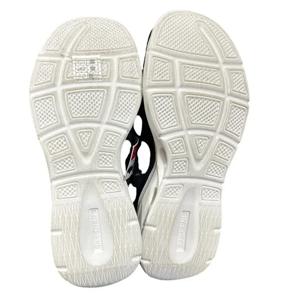 Skechers Womens Size 10 Black Pink Mesh Hands Free Swift Fit Shoes w Box